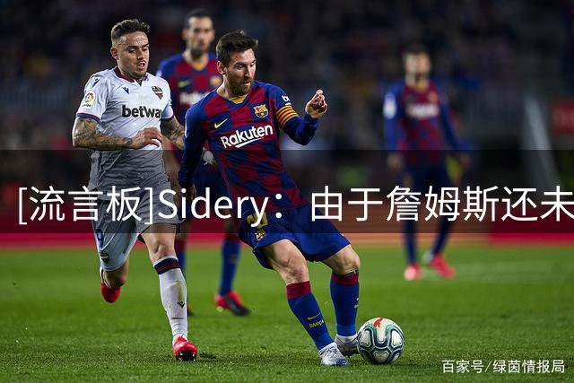 [流言板]Sidery：由于詹姆斯还未做出决定，自由市场已完全陷入停滞